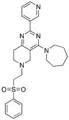 4-AZEPAN-1-YL-6-[2-(PHENYLSULFONYL)ETHYL]-2-PYRIDIN-3-YL-5,6,7,8-TETRAHYDROPYRIDO[4,3-D]PYRIMIDINE 结构式
