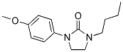 1-BUTYL-3-(4-METHOXYPHENYL)IMIDAZOLIDIN-2-ONE 结构式