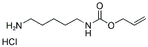 N-烯丙氧羰基-1,5-二氨基戊烷 盐酸盐 结构式