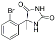 5-(2-Bromophenyl)-5-methylimidazolidine-2,4-dione 结构式
