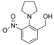 3-NITRO-2-(1-PYRROLIDINYL)PHENYLMETHANOL 结构式