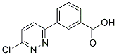 3-(6-Chloropyridazin-3-yl)benzoic acid 结构式