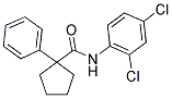N-(2,4-DICHLOROPHENYL)(PHENYLCYCLOPENTYL)FORMAMIDE 结构式