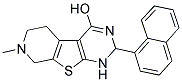 7-METHYL-2-(1-NAPHTHYL)-1,2,5,6,7,8-HEXAHYDROPYRIDO[4',3':4,5]THIENO[2,3-D]PYRIMIDIN-4-OL 结构式
