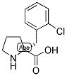 ALPHA-(2-CHLOROBENZYL)-(R)-PROLINE 结构式