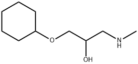 1-(环己氧基)-3-(甲氨基)丙-2-醇 结构式