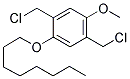 2,5-Bis(chloromethyl)-1-methoxy-4-octyloxybenzene 结构式