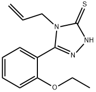 4-烯丙基-5-(2-乙氧基-苯基)-4H-[1,2,4]三唑-3-硫醇 结构式