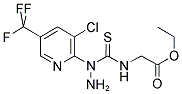 2-[3-CHLORO-5-(TRIFLUOROMETHYL)PYRID-2-YL]-4-(ETHOXYCARBONYLMETHYL)-3-THIOSEMICARBAZIDE 结构式