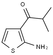1-(2-AMINO-THIOPHEN-3-YL)-2-METHYL-PROPAN-1-ONE 结构式