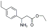 3-AMINO-3-(4-ETHYL-PHENYL)-PROPIONIC ACID ETHYL ESTER 结构式