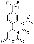 2,6-DIOXO-4-(4-TRIFLUOROMETHYL-PHENYL)-[1,3]OXAZINANE-3-CARBOXYLIC ACID TERT-BUTYL ESTER 结构式