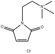 N-[2-(TRIMETHYLAMMONIUM)ETHYL]MALEIMIDE CHLORIDE 结构式