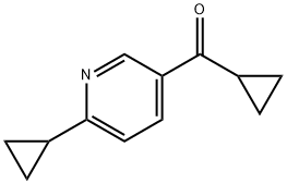 CYCLOPROPYL(6-CYCLOPROPYL-3-PYRIDINYL)METHANONE 结构式