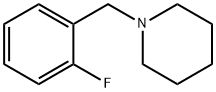 1-[(2-Fluorophenyl)methyl]piperidine 结构式