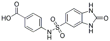 4-(2-OXO-2,3-DIHYDRO-1H-BENZOIMIDAZOLE-5-SULFONYLAMINO)-BENZOIC ACID 结构式