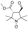 TRANS-3-FORMYL-4-METHOXYCARBONYL-2,2,5,5-TETRAMETHYLPYRROLIDIN-1-YLOXYL 结构式