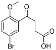 4-(5-BROMO-2-METHOXY-PHENYL)-4-OXO-BUTYRIC ACID 结构式