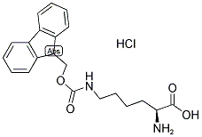 H-LYS(FMOC)-OH HCL 结构式