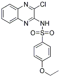 N-(3-CHLOROQUINOXALIN-2-YL)-4-ETHOXYBENZENESULFONAMIDE 结构式