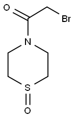 4-(Bromoacetyl), 1-oxide thiomorpholine 结构式