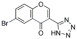 6-BROMO-3-(1H-TETRAZOL-5-YL)-4H-CHROMEN-4-ONE 结构式