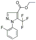 ETHYL 5-(TRIFLUOROMETHYL)-1-(2-FLUOROPHENYL)-1H-PYRAZOLE-4-CARBOXYLATE 结构式