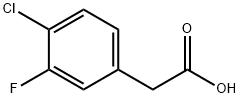 4-氯-3-氟苯乙酸 结构式
