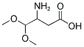 3-AMINO-4,4-DIMETHOXY-BUTYRIC ACID 结构式