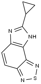 7-CYCLOPROPYL-8H-IMIDAZO[4,5-E][2,1,3]BENZOTHIADIAZOLE 结构式