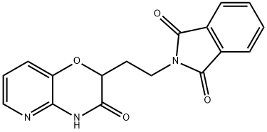 2-[2-(3-OXO-3,4-DIHYDRO-2H-PYRIDO[3,2-B][1,4]OXAZIN-2-YL)ETHYL]-1H-ISOINDOLE-1,3(2H)-DIONE 结构式