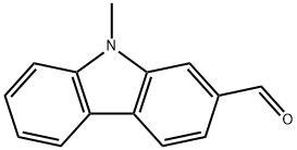 9-甲基-9H-咔唑-2-甲醛 结构式