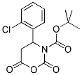 4-(2-CHLORO-PHENYL)-2,6-DIOXO-[1,3]OXAZINANE-3-CARBOXYLIC ACID TERT-BUTYL ESTER 结构式