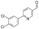 6-(3,4-DICHLORO-PHENYL)-PYRIDINE-3-CARBALDEHYDE 结构式