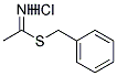 BENZYL THIOACETIMIDATE HYDROCHLORIDE 结构式