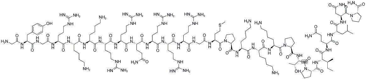 ERK ACTIVATION INHIBITOR PEPTIDE II, CELL-PERMEABLE 结构式