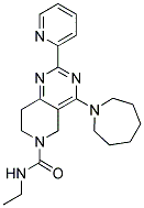 4-AZEPAN-1-YL-2-PYRIDIN-2-YL-7,8-DIHYDRO-5H-PYRIDO[4,3-D]PYRIMIDINE-6-CARBOXYLIC ACID ETHYLAMIDE 结构式