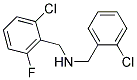 N-(2-CHLOROBENZYL)-1-(2-CHLORO-6-FLUOROPHENYL)METHANAMINE 结构式