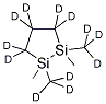 1,1,2,2-TETRAMETHYL-1,2-DISILACYCLOPENTANE D12 结构式