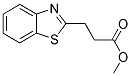 METHYL 3-(1,3-BENZOTHIAZOL-2-YL)PROPANOATE 结构式