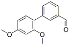 2',4'-DIMETHOXY-BIPHENYL-3-CARBALDEHYDE 结构式