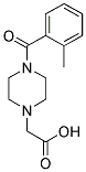 [4-(2-METHYL-BENZOYL)-PIPERAZIN-1-YL]-ACETIC ACID 结构式