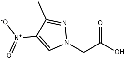 2-(3-甲基-4-硝基-1H-吡唑-1-基)乙酸 结构式