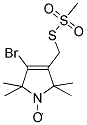 4-BROMO-(1-OXYL-2,2,5,5-TETRAMETHYL-DELTA3-PYRROLINE-3-METHYL) METHANETHIOSULFONATE 结构式