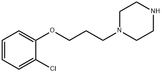 1-[3-(2-CHLORO-PHENOXY)-PROPYL]-PIPERAZINE 结构式