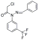 2-CHLORO-N'-[(1E)-PHENYLMETHYLENE]-N-[3-(TRIFLUOROMETHYL)PHENYL]ACETOHYDRAZIDE 结构式