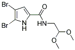 4,5-DIBROMO-N-(2,2-DIMETHOXYETHYL)-1H-PYRROLE-2-CARBOXAMIDE 结构式