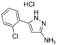 5-(2-Chlorophenyl)-1H-pyrazol-3-amine hydrochloride 结构式