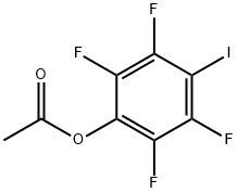 2,3,5,6-Tetrafluoro-4-iodophenyl acetate 结构式