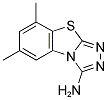 6,8-DIMETHYL[1,2,4]TRIAZOLO[3,4-B][1,3]BENZOTHIAZOL-3-AMINE 结构式